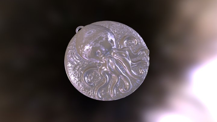 Cthulhu Pendant 3D Model