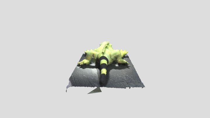 Iguana peluche 3D Model
