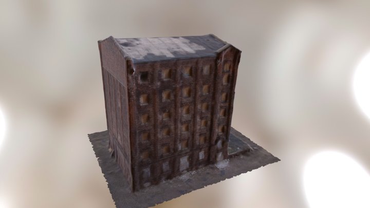 Drone X Vision - Budynek - Pustostan 3D 3D Model