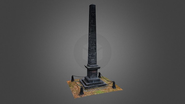 Pomnik Szosy Brzeskiej 3D Model