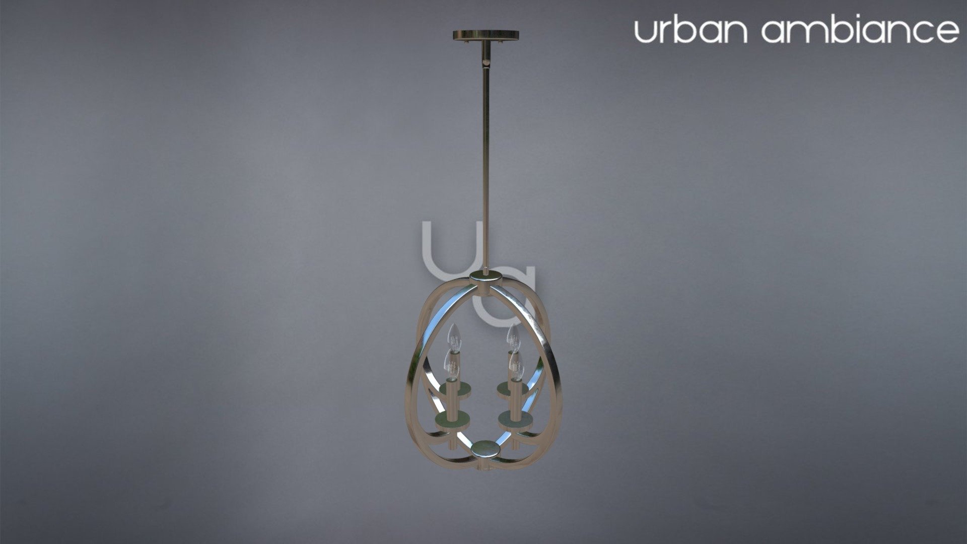 UQL2550 Globe Chandelier, 19.5