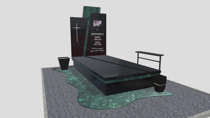 Projekt Nagrobka 3D Model