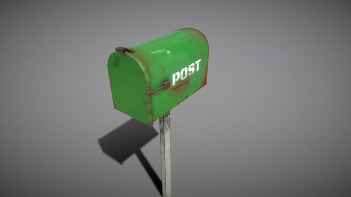 Post Box 3D Model