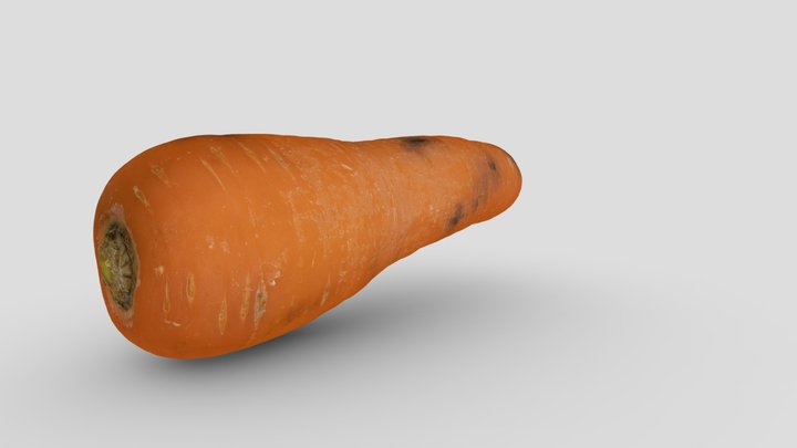 Carrot(3d Scan) 3D Model