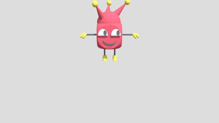 The Jester (Dicey dungeons) 3D Model