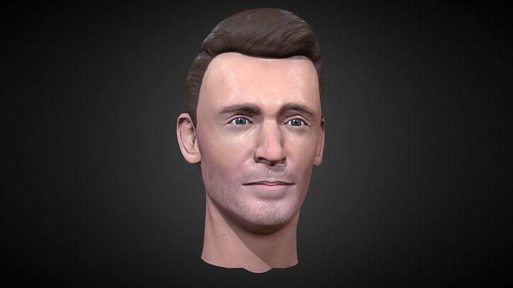 Tom Hiddleston Likeness Bust 3D Model