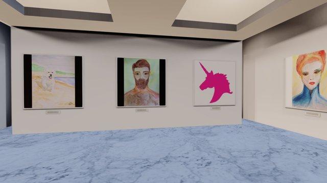 Instamuseum for @billiejeangallery 3D Model
