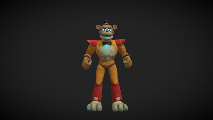 Glamrock Freddy - FNAF Security Breach 3D Model