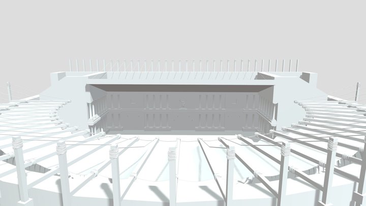 Theatre De Alba la Romaine 3D Model