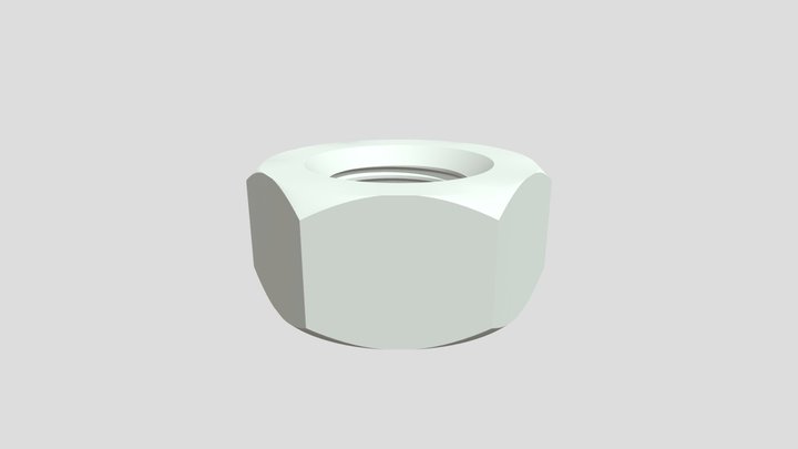 Hex Nut 3D Model