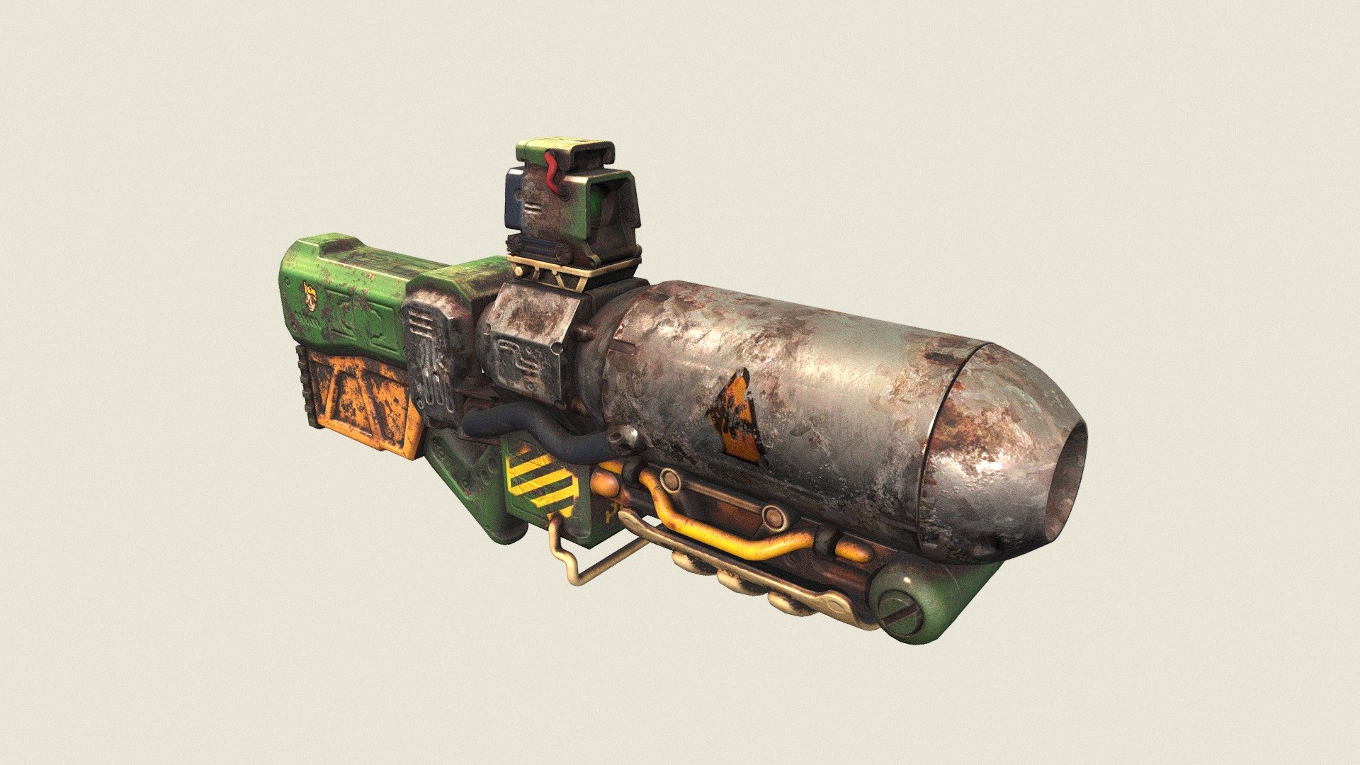 Laser Rifle inspired by Fernando Correa