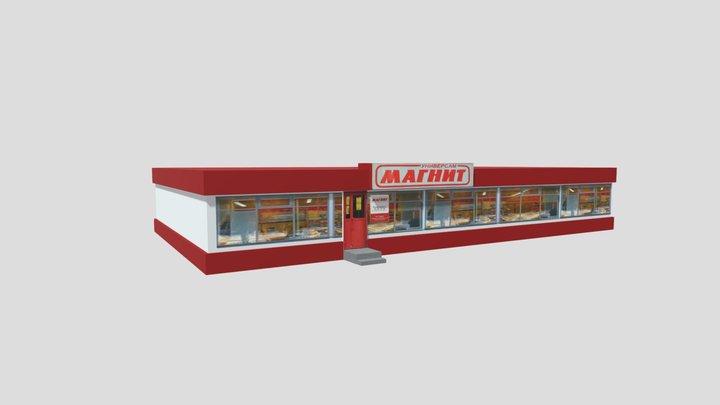 "Magnit" shop 3D Model