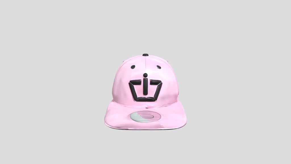 A pink baseball cap