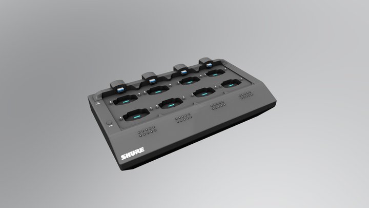 SHURE MXWNCS8 CHARGINGSTATION 3D Model