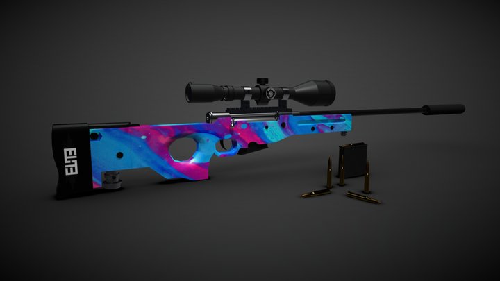 AWM Sniper 3D Model
