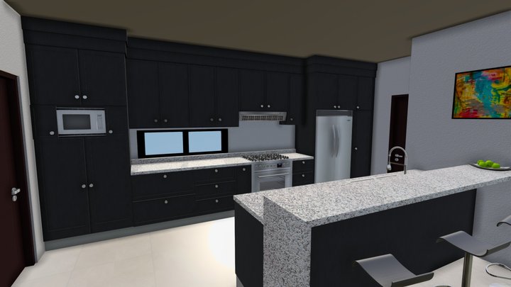 05. Diseño cocina 3D Model