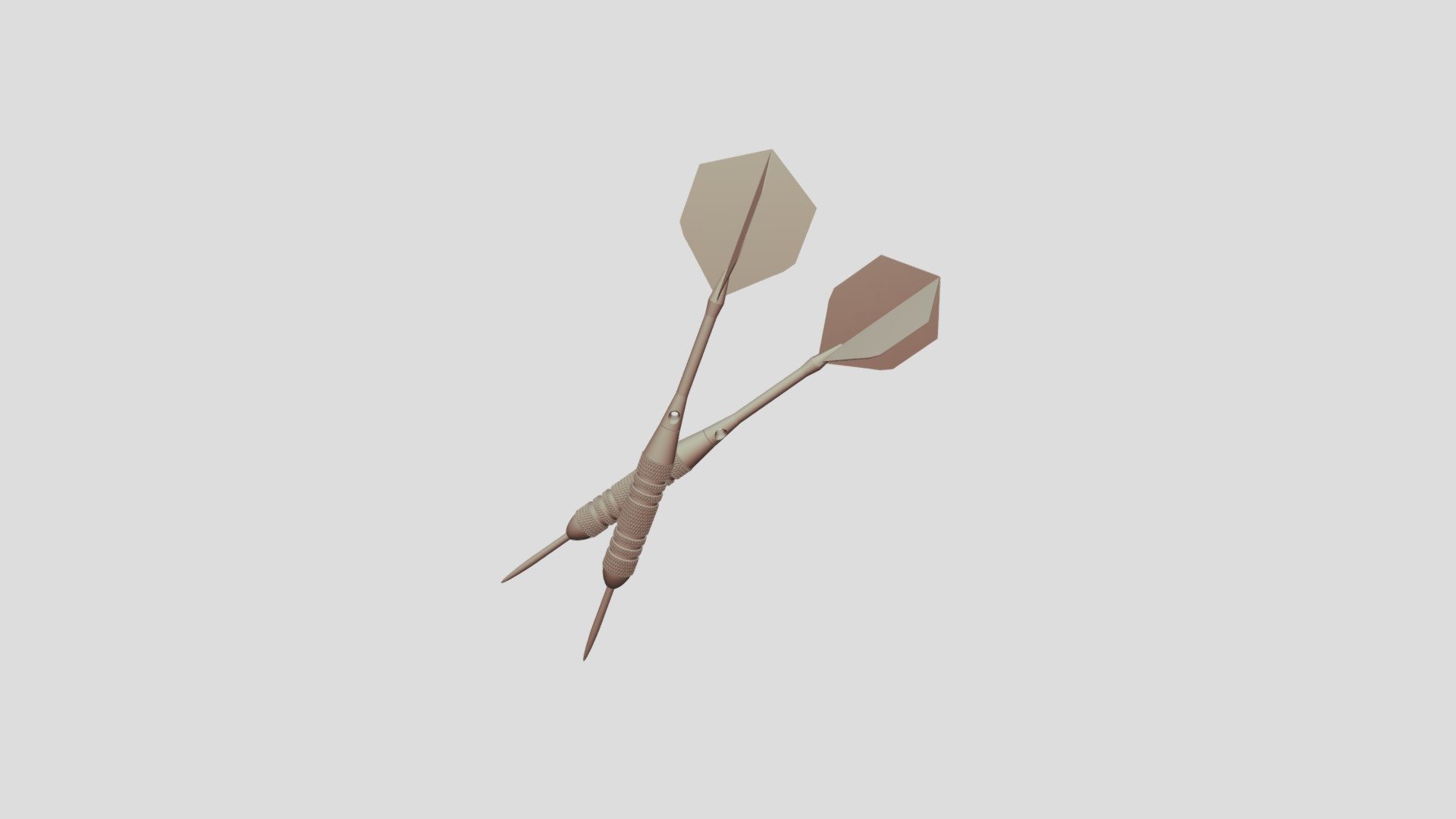 Two Darts Needles - 3D model by balamutka77 [8968aef] - Sketchfab