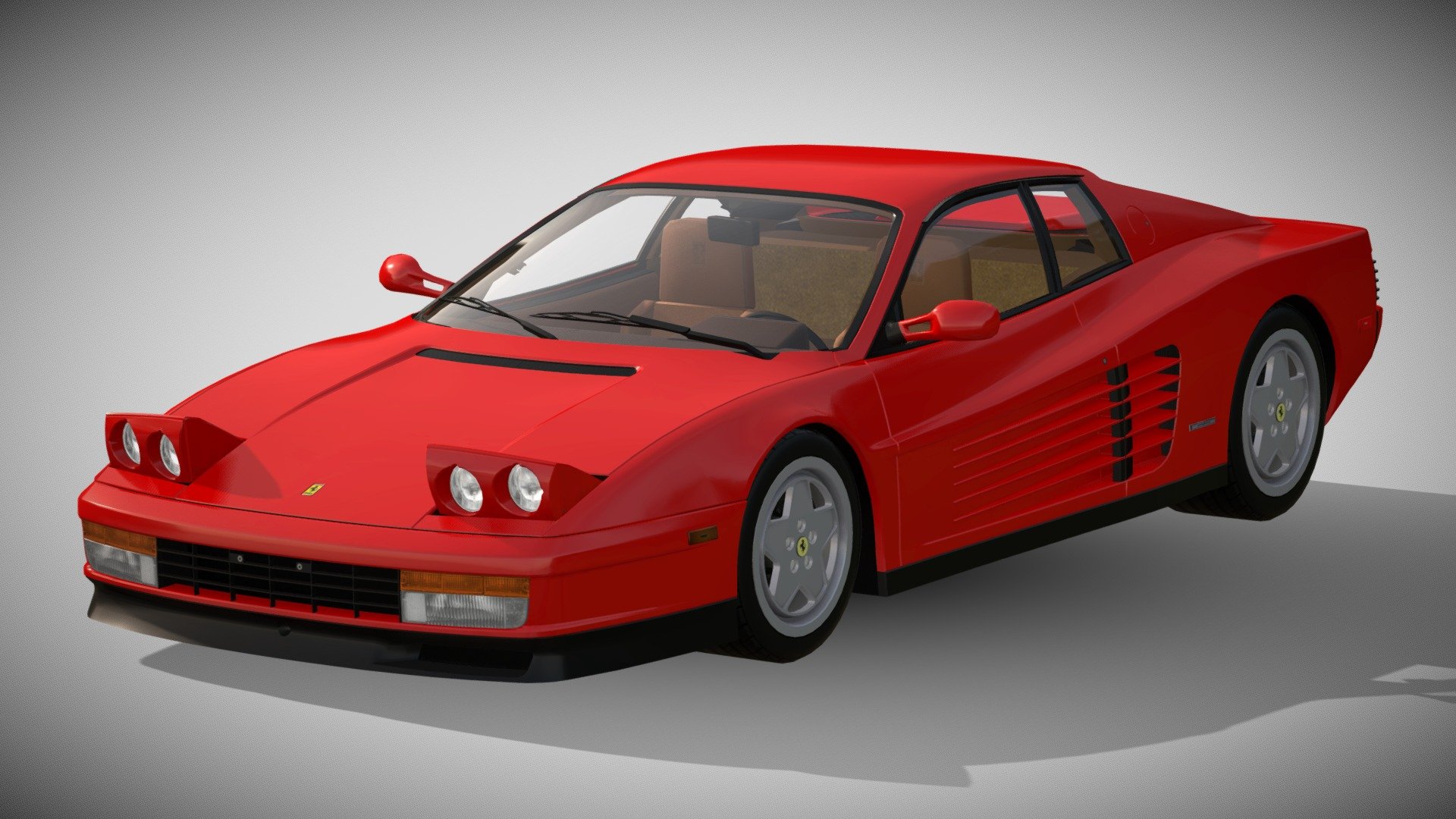 1988 Ferrari Testarossa - Download Free 3D model by Ddiaz Design ...