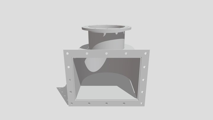 Assemblage conduite aération 3D Model