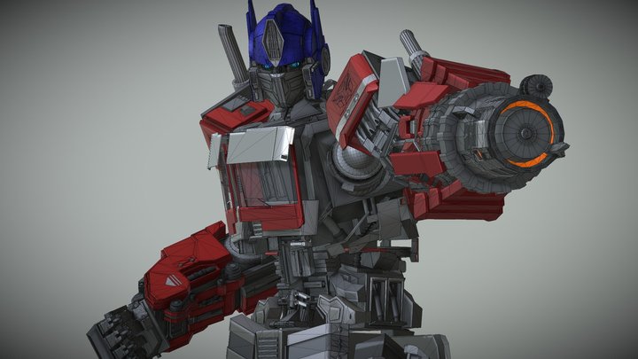 Rotb Optimus prime (updated) 3D Model