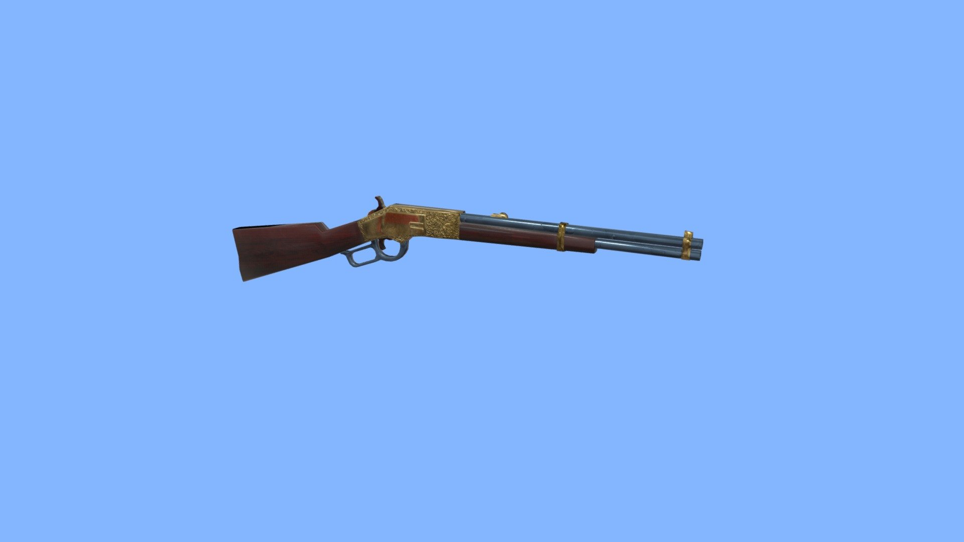 Winchester Rifle - 3D model by Matt Hazelworth (@MattHazelworth ...