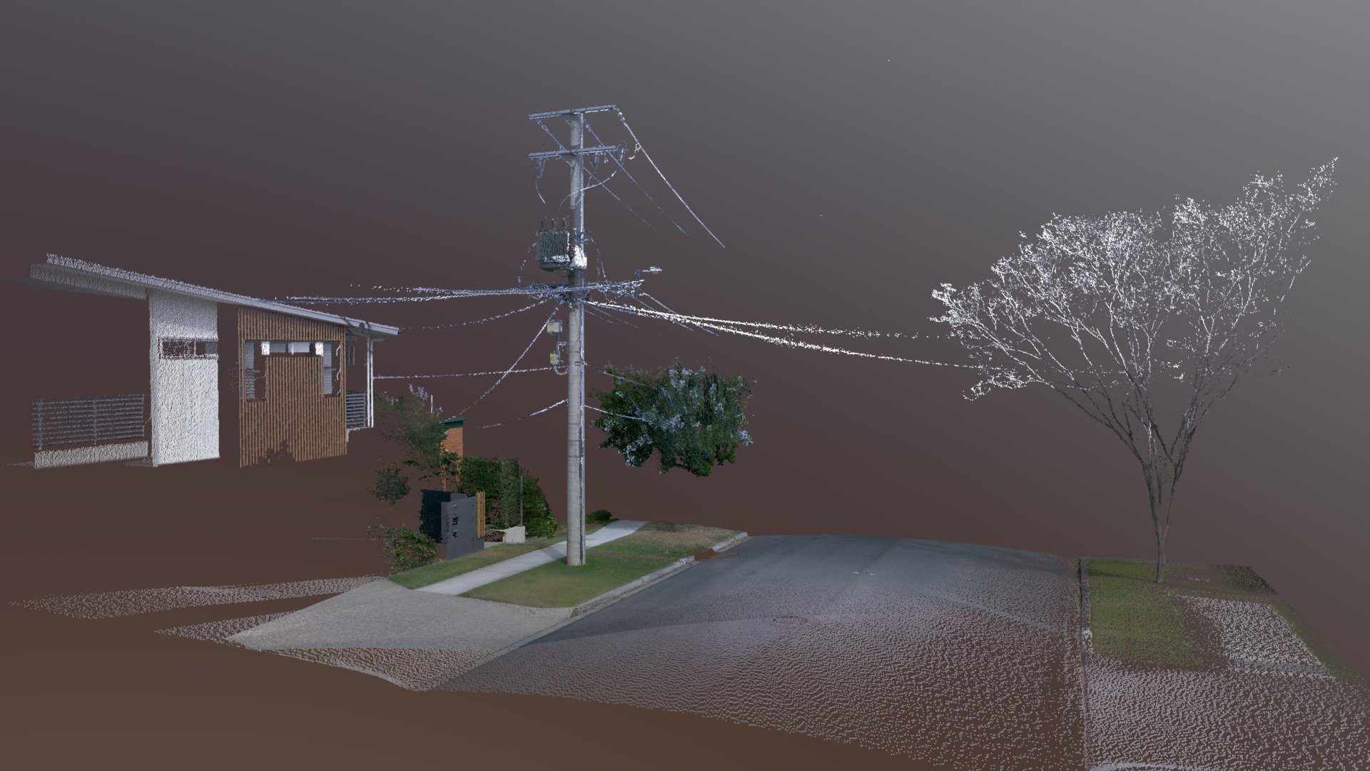 Electric Pole scanned with the BLK360