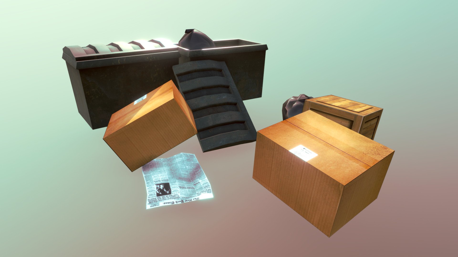 Box - 3D model by limerickk [896c0aa] - Sketchfab
