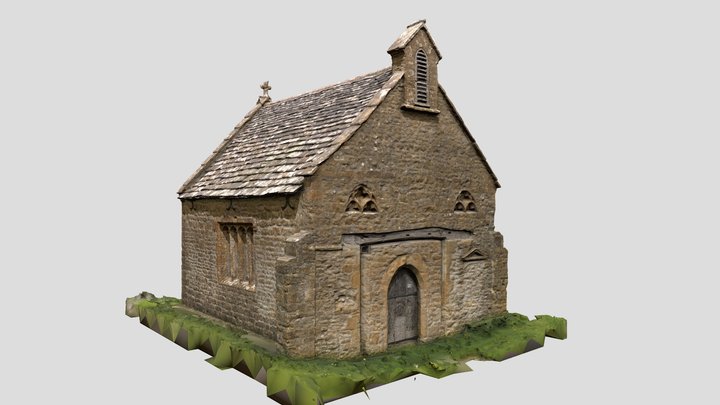 St Cuthbert's Old Church, Dorset 3D Model