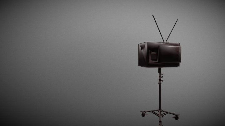 180828 TV Set 3D Model