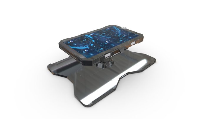 Sci-fi Table 3D Model