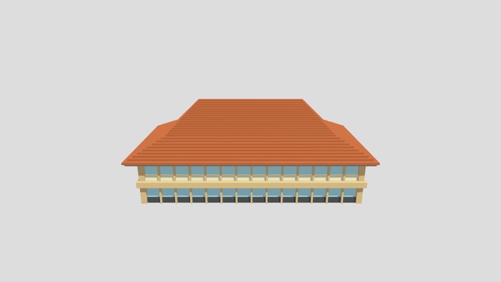 Gedung A - FILKOM 3D Model