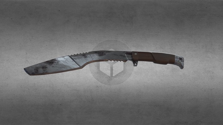 kurki knife 3D Model