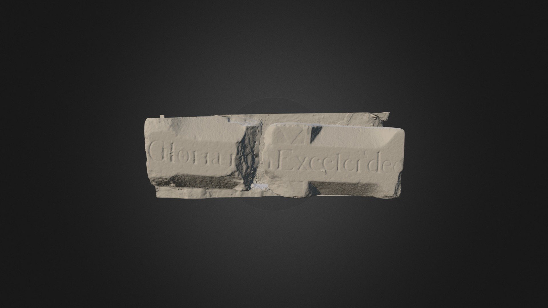 Cloontuskert -Latin Inscribed Cross