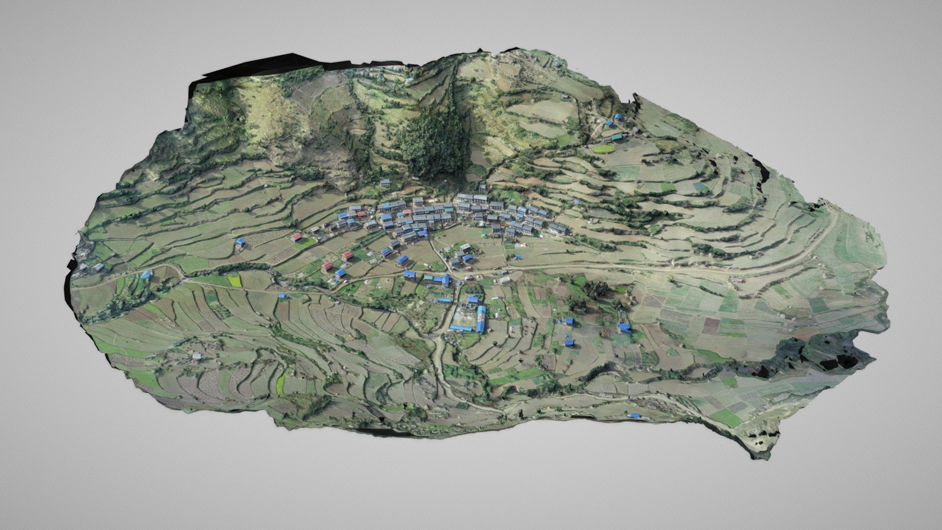 Village - 3D model by Nepal Flying Labs (@programs.nfl) [896e247 ...