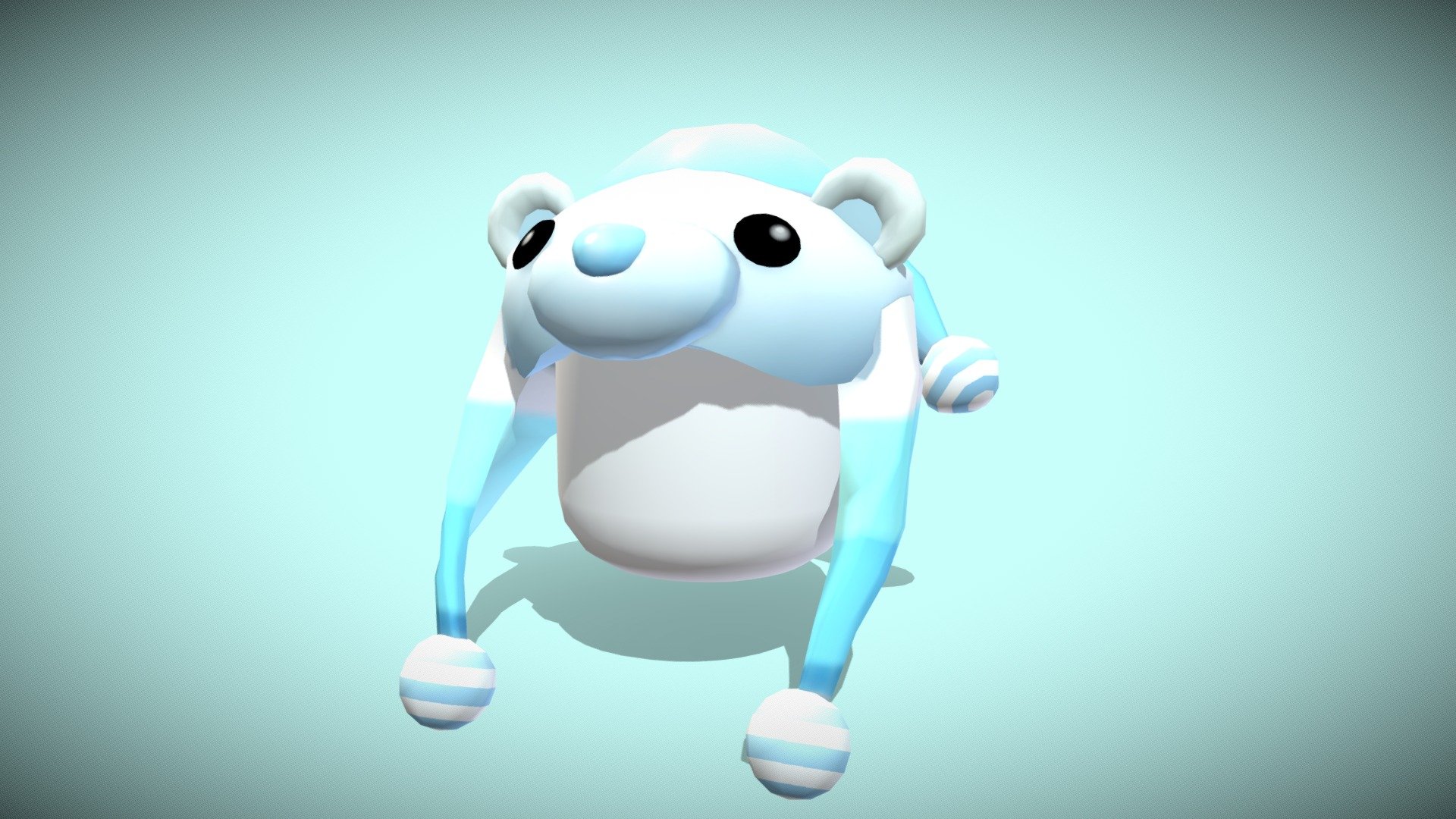 Soft Blue Bear Plushie Hat Roblox/UGC - 3D model by Sonsss [896f118 ...