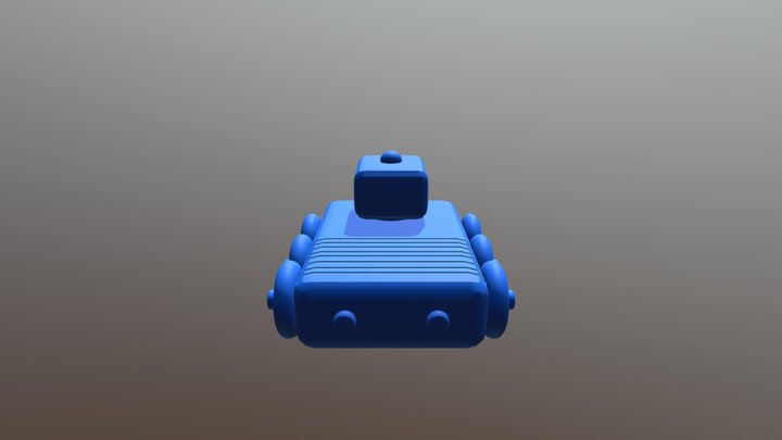 Tank Blocktoy 3D Model