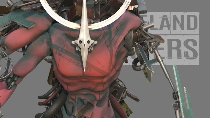 Wasteland Hunters - Boss WIP 3D Model