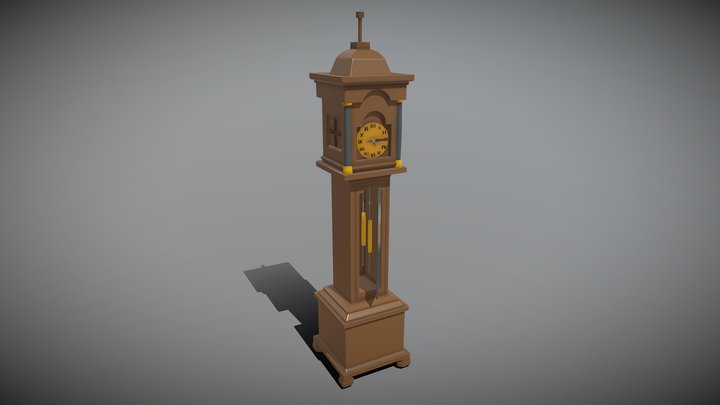 Reloj De Pendulo 3D Model