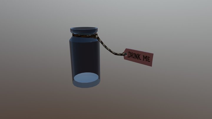 Potion _Alice in wonderland 3D Model