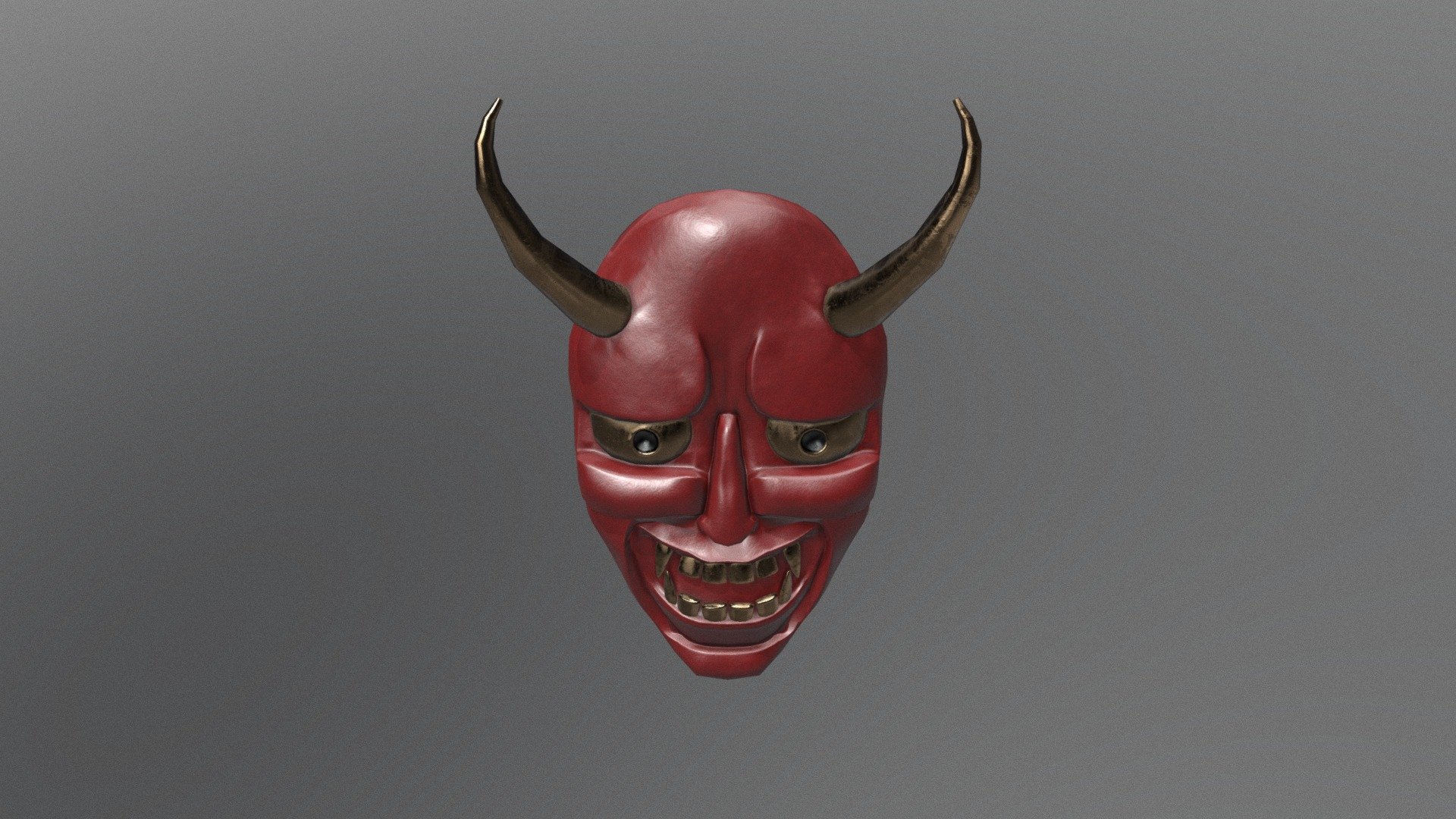 Hannya Demon Mask - 3D model by AmuroSaotome [8974090] - Sketchfab