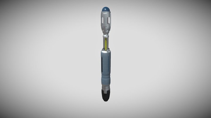 10th Doctor Sonic 3D Model