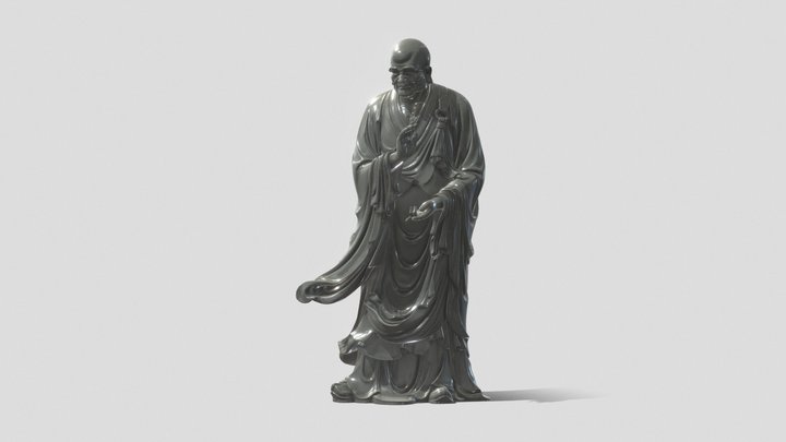 Buddha Statues 019 3D Model