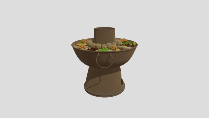 3D-열구자탕A 3D Model