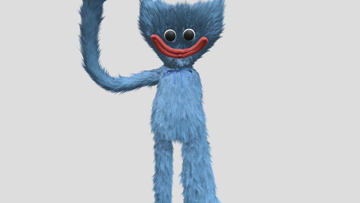 Poppy Playtime Huggy Wuggy Chapter 4 Normal Wave 3D Model