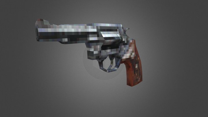 PSX S&W Model 10 Revolver 3D Model