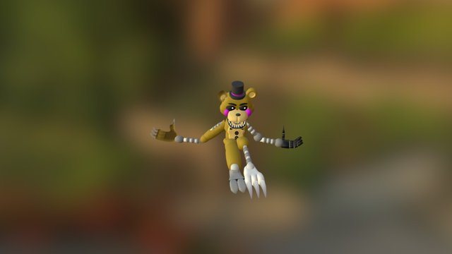 Evil golden freddy 3D Model