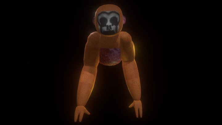 Cool orange guy 3D Model
