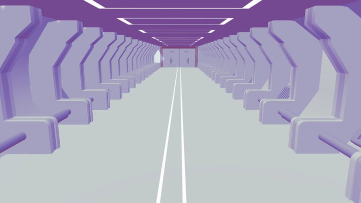 Sci-fi-Tunnel-3D-Model – Modelo 3D gratuito STL