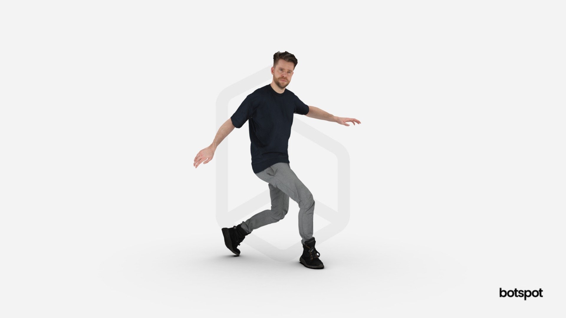 Fullbody scan // BBoy uprock static - 3D model by botspot (@botspot3d ...