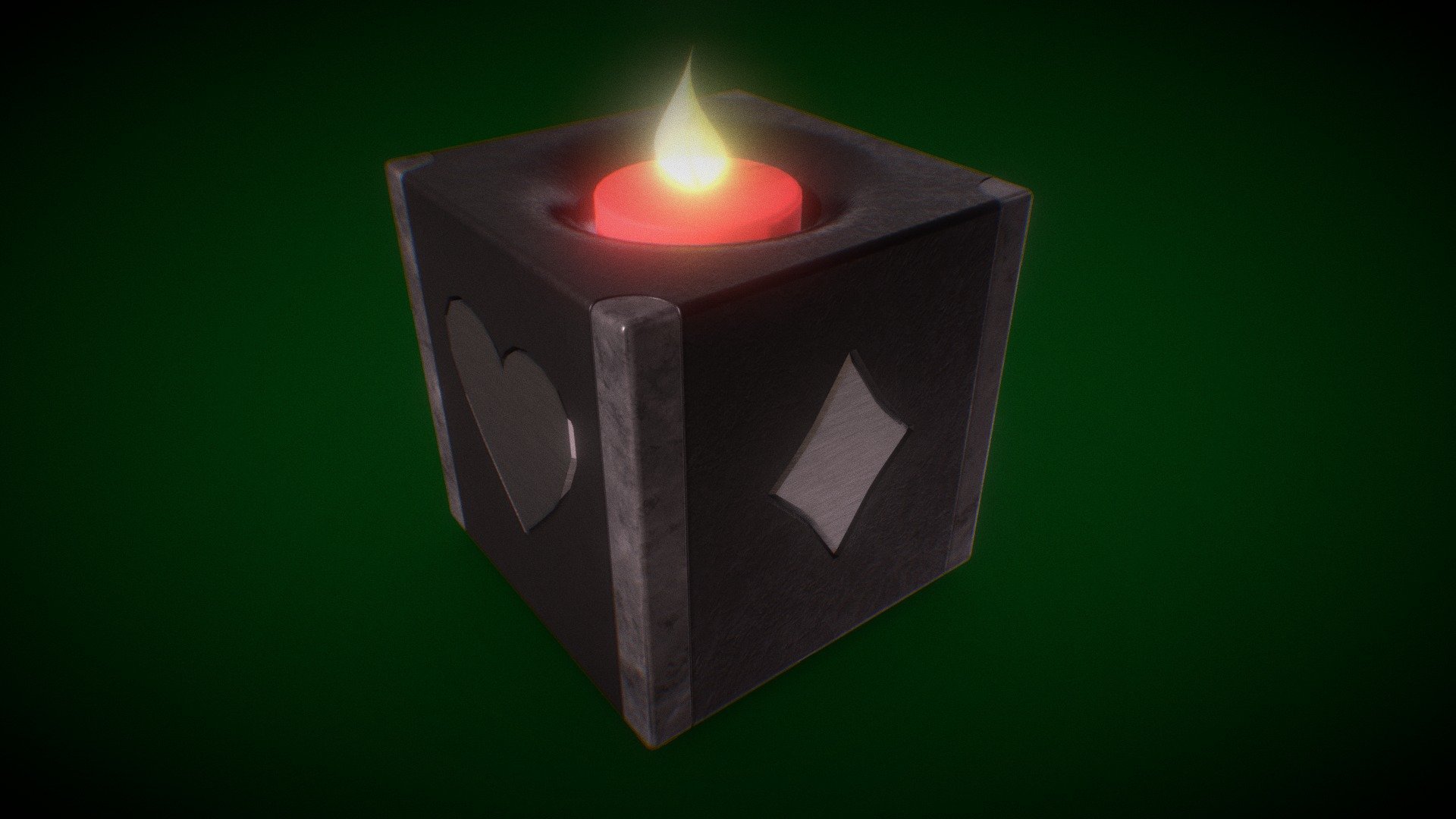 PORTA CANDELA POKER — Sketchfab embed 3D viewer